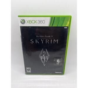 The Elder Scrolls V: Skyrim (Xbox 360) CIB Complete w/ Manual - Tested & Working
